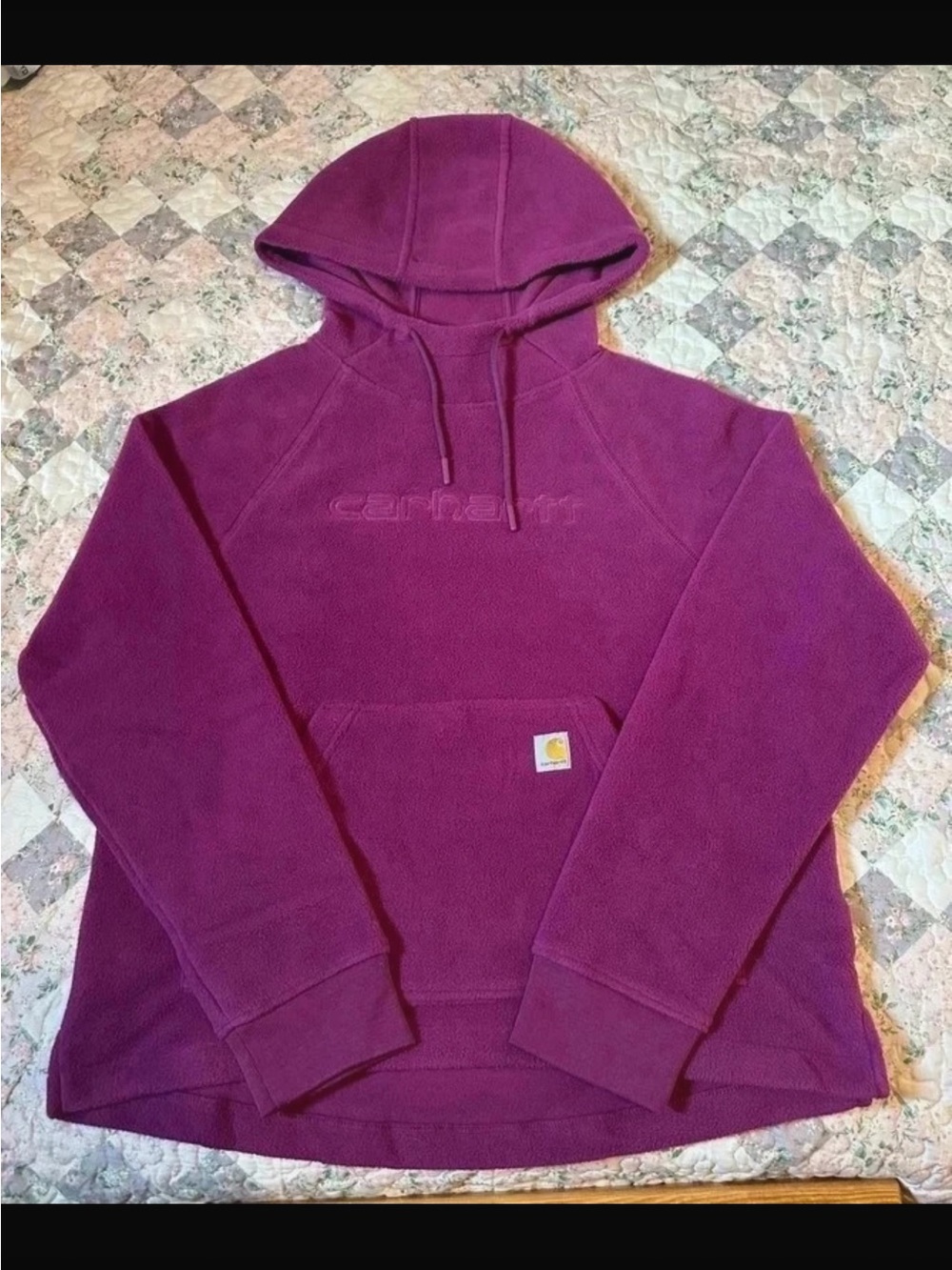 Carhartt Force Cozy Warm Oversized Fleece Mockneck Style Sweater Hoodie